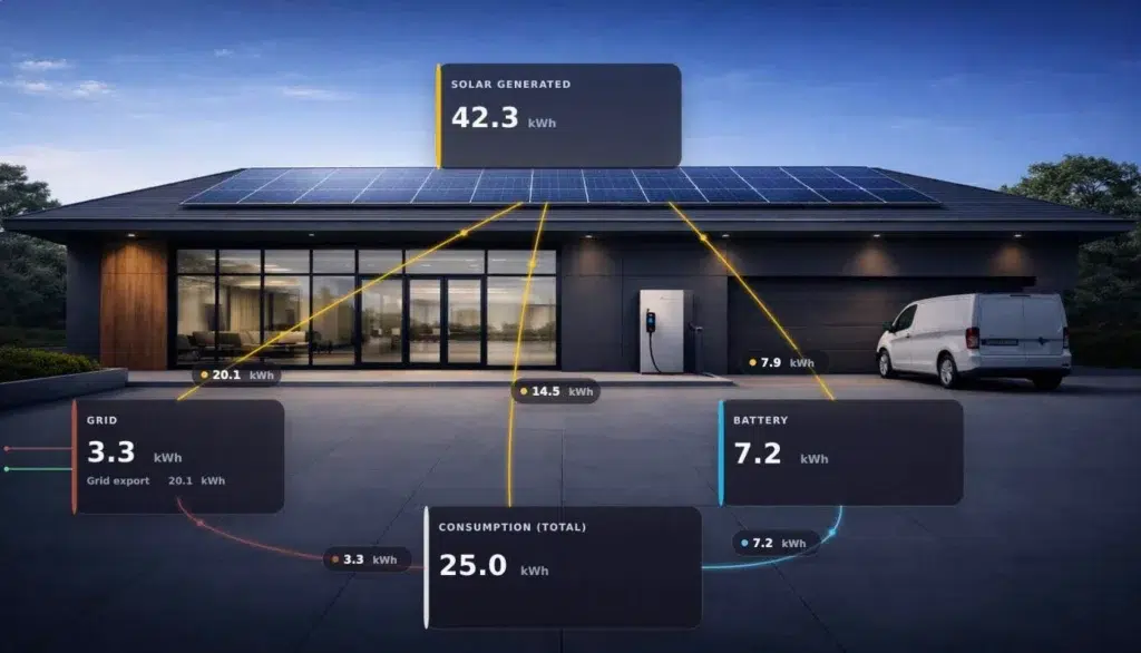 Solar home diagram